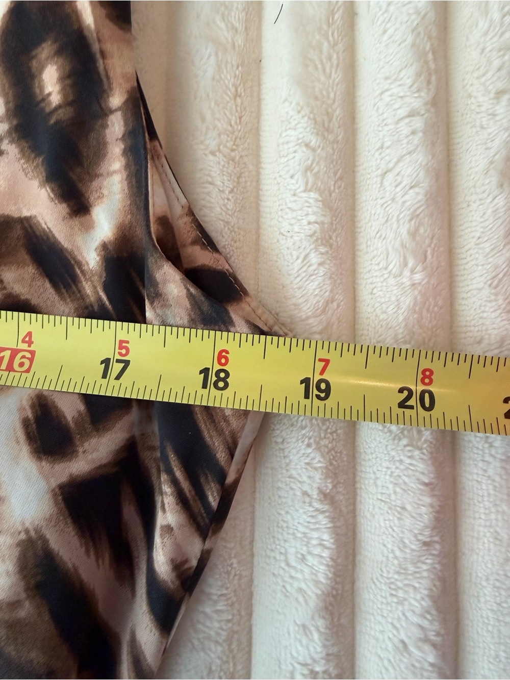 Alex Marie Sleeveless Maxi Belted Dress in Tan and Black Animal Print. Size 10 - Picture 7 of 8